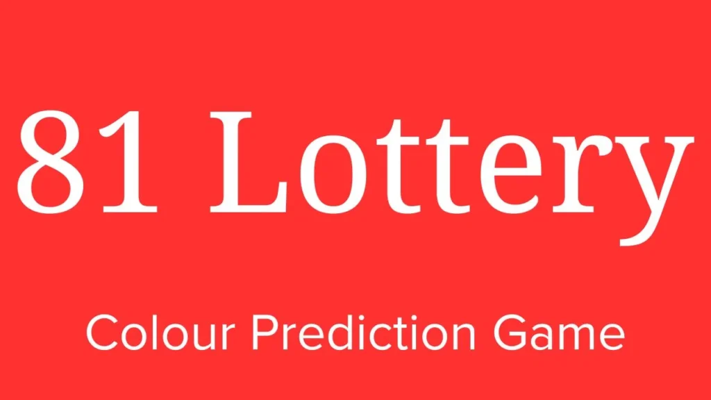 81 Lottery Login